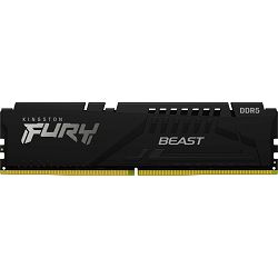 DDR5 16GB (1x16) Kingston, 6000MHz, Fury Beast Black, KF560C40BB-16