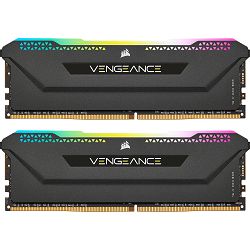 DDR4 32GB (2x16) Corsair 3600MHz RGB PRO SL Black, CL18, CMH32GX4M2D3600C18