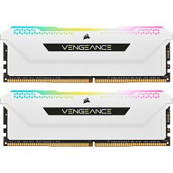 DDR4 32GB (2x16) Corsair 3600MHz RGB PRO SL White, CL18, CMH32GX4M2D3600C18W