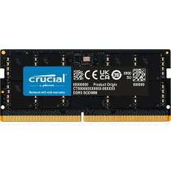 DDR5 32GB (1x32) Crucial, 5200MHz, sodimm, CL42, CT32G52C42S5