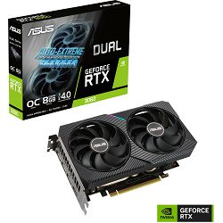 ASUS RTX3060 DUAL-RTX3060-O8G, 8GB, GDDR6, 90YV0GB5-M0NA00