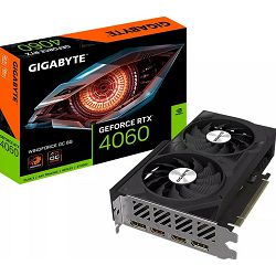 Gigabyte RTX4060 Windforce OC 8G, 8GB, GDDR6, GV-N4060WF2OC-8GD