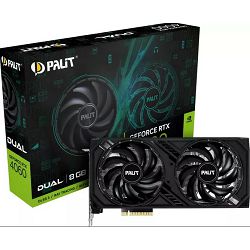 Palit RTX4060 Dual 8GB, GDDR6, NE64060019P1-1070D