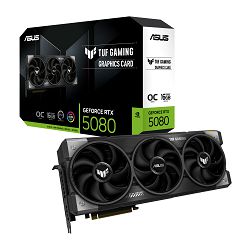 ASUS RTX5080 TUF Gaming OC, 16GB GDDR7, TUF-RTX5080-O16G-GAMING, 90YV0M30-M0NA00