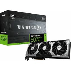 MSI RTX5070Ti 16G Ventus 3X OC, 16GB, V531-092R, GDDR7