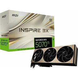 MSI RTX5070Ti Inspire 3X OC Plus, 16GB GDDR7, V531-099R