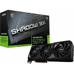 MSI RTX5070Ti SHADOW 3X OC, nVidia GeForce, 16GB GDDR7