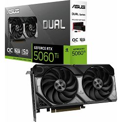 ASUS DUAL-RTX5060TI-O16G, 16GB GDDR7, nVidia GeForce, 90YV0MH0-M0NA00