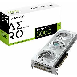 Gigabyte RTX5060 AERO OC 8GB GDDR7, nVidia GeForce, GV-N5060AERO OC-8GD