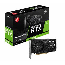 MSI RTX3050 Ventus 2X E 6G OC, 6GB, GDDR6, V812-055R