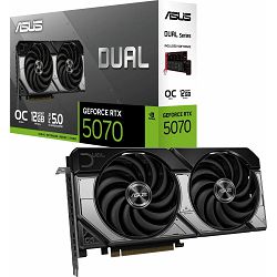 ASUS Dual RTX5070, DUAL-RTX5070-O12G, 12GB GDDR7, 90YV0M17-M0NA00
