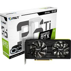 Palit RTX3060Ti Dual OC 8GB, NE6306TS19P2-190AD, LHR