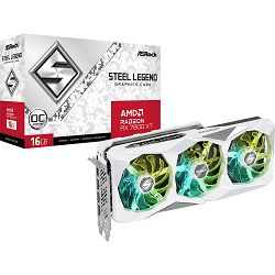 ASRock RX7800XT Steel Legend 16G OC White, 16GB, DDR6, 90-GA4RZZ-00UANF