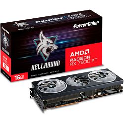 Powercolor RX7800XT Hellhound, 16GB, RX7800XT 16G-L/OC