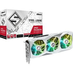 Asrock RX6650XT Steel Legend 8GB OC, White, 8GB GDDR6, 90-GA4GZZ-00UANF