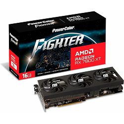 Powercolor RX7800XT Fighter, 16GB, AMD Radeon, RX7800XT 16G-F/OC