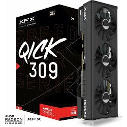 XFX RX7600XT Speedster QICK 309, AMD Radeon, 16GB GDDR6, RX-76TQICKBP