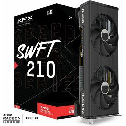 XFX RX7600XTSWFT 210, AMD Radeon, 16GB GDDR6, RX-76TSWFTFP