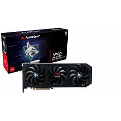 Powercolor RX9070 XT Hellhound OC, 16GB DDR6, AMD Radeon, RX9070XT 16G-L/OC