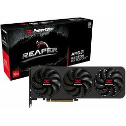 Powercolor RX9070 XT Reaper 16GB DDR6, AMD Radeon, RX9070XT 16G-A