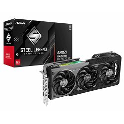 Asrock RX9070 XT Steel Legend Dark 16GB, AMD Radeon, 16GB GDDR6, AMD Radeon, 90-GA5VZZ-00UANF