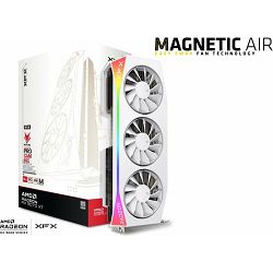XFX RX9070XT MERCURY Gaming RGB White 16GB OC, AMD Radeon, 16GB DDR6, RX-97TMARGW9