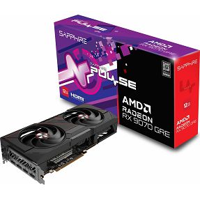 Sapphire RX9070 GRE Pulse Gaming OC, 12GB GDDR6, AMD Radeon, 11354-01-20G