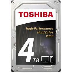 Toshiba 4TB 3.5" 7200rpm, 128MB, X300, Bulk  HDWE140UZSVA