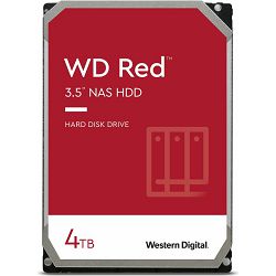 WD 4TB 3.5" 5400rpm, 256MB, WD40EFAX, Red
