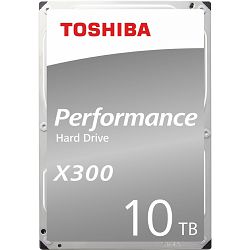 Toshiba 10TB 3.5" 7200rpm, 256MB, X300, Bulk, HDWR11AUZSVA