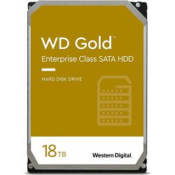 WD 18TB 3.5", 7200rpm, 512MB cache, WD181KRYZ, Gold
