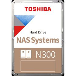 Toshiba 16TB 3.5" 7200rpm, 256MB, N300, Bulk, HDWG31GUZSVA