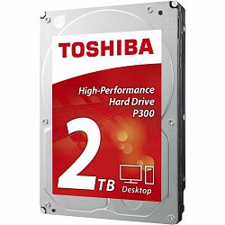 Toshiba 2TB 3.5", 5400rpm, 128MB, P300, HDWD220UZSVA