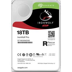Seagate 18TB 3.5" 7200rpm, 256MB, IronWolf Pro NAS HDD +Rescue, ST18000NE000
