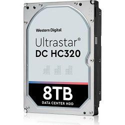 WD 8TB 3.5", 7200rpm, 256MB, Ultrastar DC HC320, HUS728T8TALE6L4