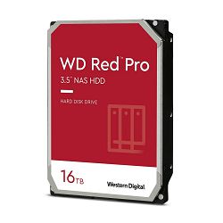WD 16TB 3.5", 7200rpm, 512MB, Red Pro, WD161KFGX