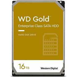 WD 16TB 3.5", 7200rpm, 512MB, 512e, Gold, WD161KRYZ