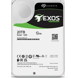 Seagate 20TB 3.5", 7200rpm, 256MB, Exos X20, SATA, 512e/4Kn, 6Gb/s, ST20000NM007D