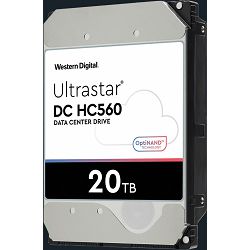 WD 20TB 3.5", 7200rpm, 512MB, 512e, Ultrastar DC HC560, WUH722020ALE6L4