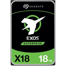Seagate 18TB 3.5", 7200rpm, 256MB, Exos X X18, 512e/4Kn, SAS 12Gb/s, ST18000NM004J