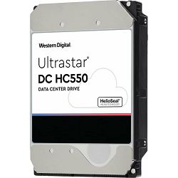 WD 16TB 3.5", 7200rpm, 512MB, 512e, Ultrastar DC HC550, WUH721816ALE6L4