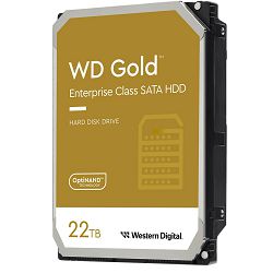 WD 22TB 3.5", 7200rpm, 512MB, Gold, WD221KRYZ