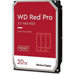 WD 20TB 3.5", 7200rpm, 512MB, Red Pro, WD201KFGX