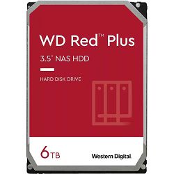 WD 6TB 3.5", 5400rpm, 256MB, Red Plus, WD60EFPX