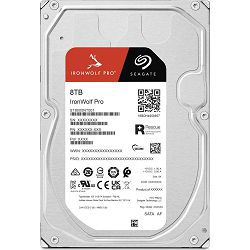 Seagate 8TB 3.5", 7200rpm, 256MB, IronWolf Pro, NAS HDD +Rescue, ST8000NT001