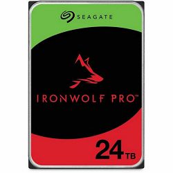 Seagate 24TB 3.5", 7200rpm, 256MB, IronWolf Pro, NAS HDD +Rescue, ST24000NT002