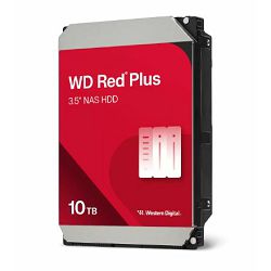WD 10TB 3.5", 7200rpm, 512MB,  Red Plus, WD100EFGX