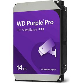 WD 14TB 3.5", 7200rpm, 512MB, Purple Pro, WD142PURP