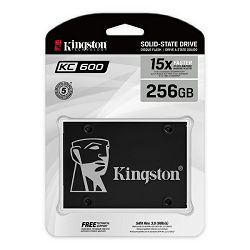Kingston SSD 256GB KC600 2.5" SATA, SKC600/256G