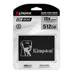 Kingston SSD 512GB KC600 2.5" SATA, SKC600/512G